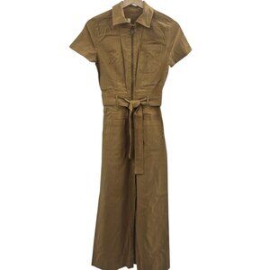 Maeve X Anthropologie Honey The Collette Linen Blend Jumpsuit O Petite
